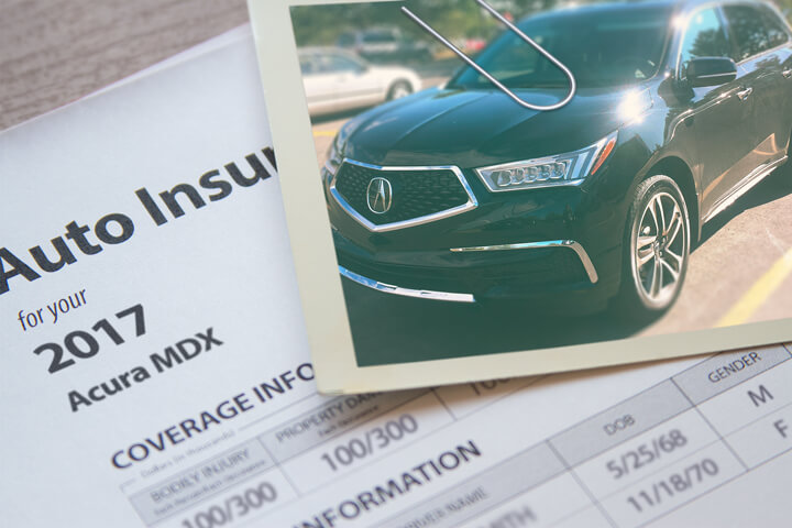 Acura MDX insurance