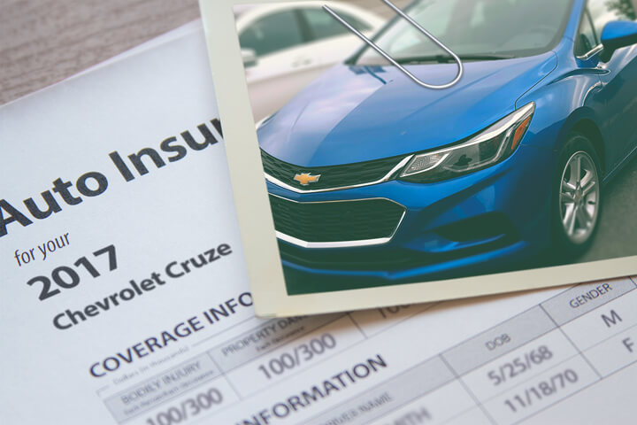 Chevrolet Cruze insurance