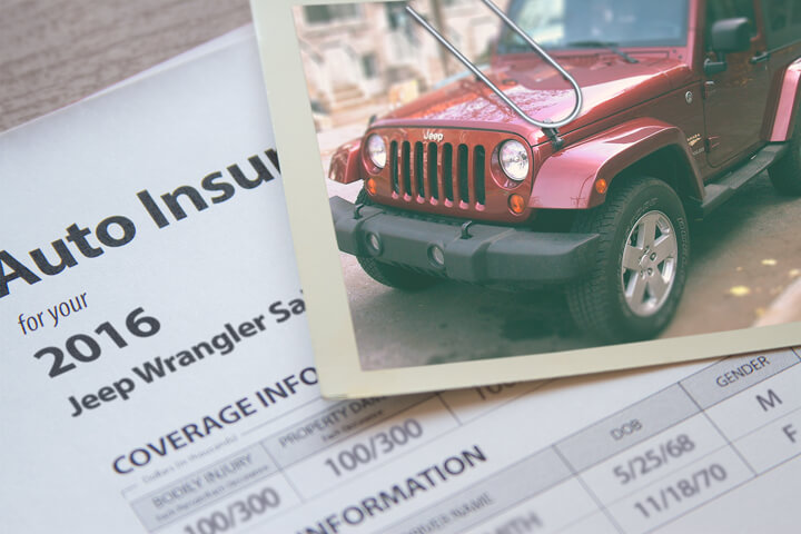 Jeep Wrangler insurance