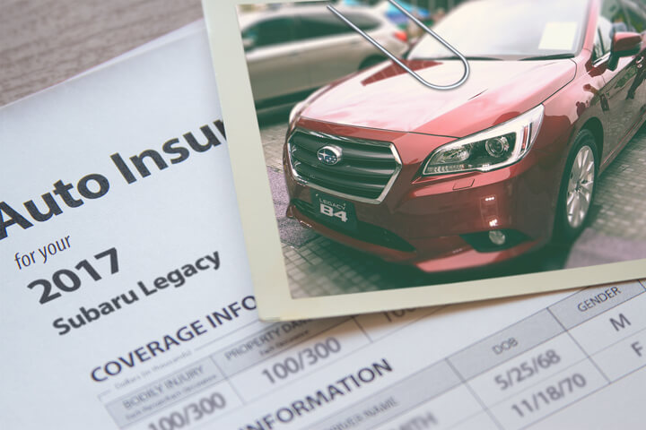 Subaru Legacy insurance