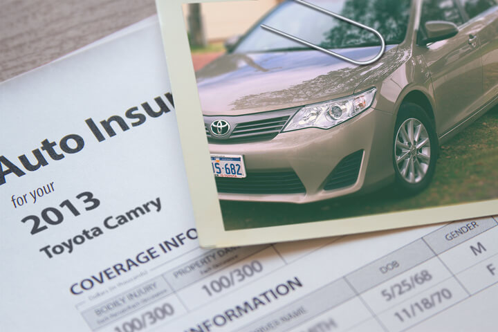 Toyota Camry insurance