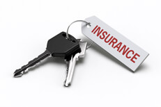 Car keys with insurance tag isolated on white free car insurance image
