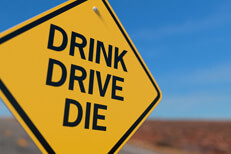 Drink drive die road sign Yellow road sign reading Drink Drive Die free drunk driving image