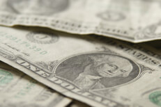Random pile of wrinkled bills Random pile of wrinkled and crumpled dollar bills